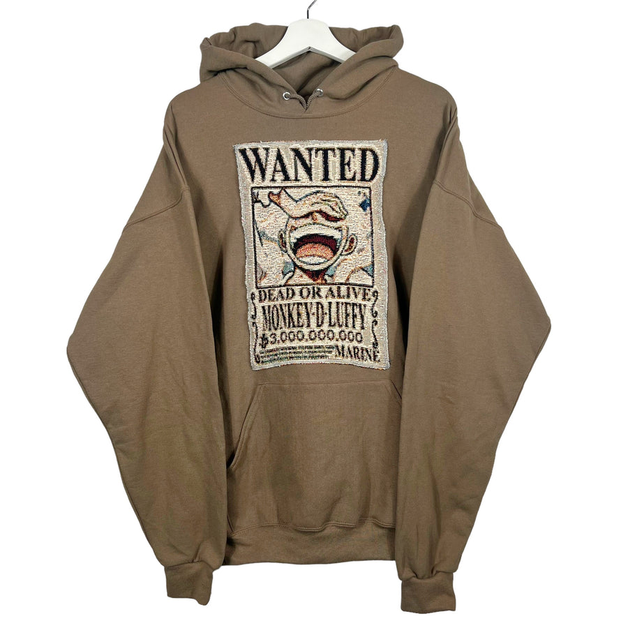 [PRE-ORDER] (One Piece) "Luffy Wanted Poster" Patch Hoodie