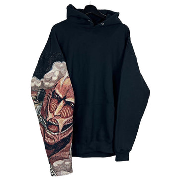 [PRE-ORDER] (Attack on Titan) "Eren vs. Colossal Titan" Sleeve Hoodie