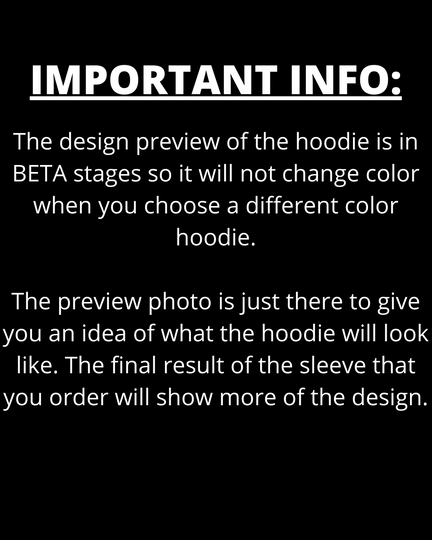 CUSTOM Sleeve Hoodie