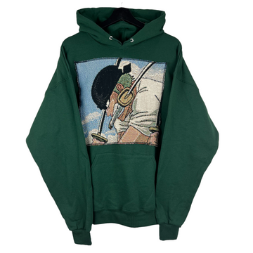 [PRE-ORDER] (One Piece) “Three-Swords Zoro” Patch Hoodie