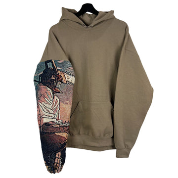 [PRE-ORDER] (Chainsaw Man) "Denji on Cross" Sleeve Hoodie